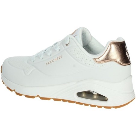 SKECHERS 177094 GOLDEN AIR Sneaker Donna Stringate White