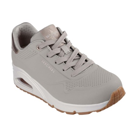 SKECHERS 177094 GOLDEN AIR Sneakers Donna Stringate Taupe