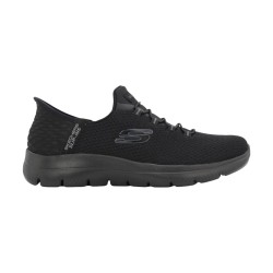 SKECHERS 150123 SUMMITS-DIAMOND DREAM Sneakers Donna Con Lacci Elastici Nero