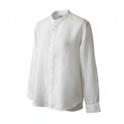 Urban Ring UR1130019 Camicia Uomo 100% Lino Coreana Bianco