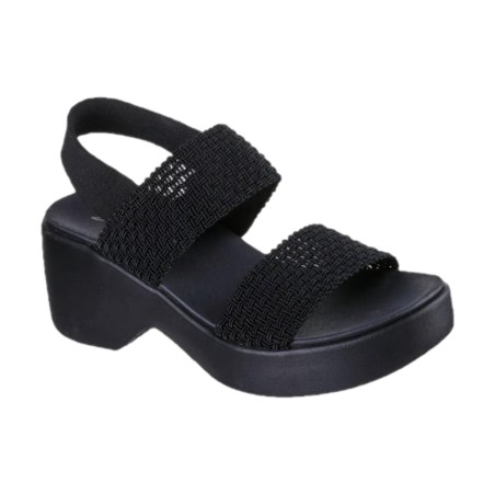 SKECHERS 119413 CALI DAY Sandali Donna Tacco Medio Nero