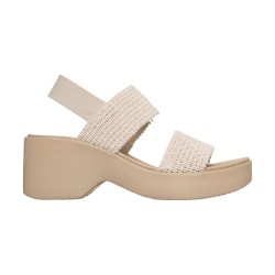 SKECHERS 119413 CALI DAY Sandali Donna Tacco Medio Off White