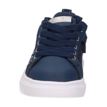 Paciotti 4US UBK25004 Sneakers Bambino Stringate con Zip Laterale Blu