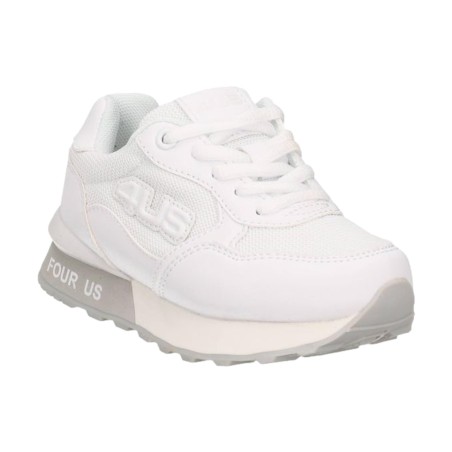 Paciotti 4US UBK25001 Sneakers Bambina Stringate Bianco