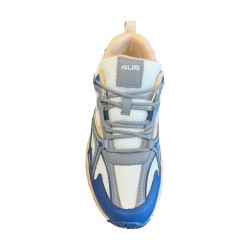 Paciotti 4 US CY16S1017 Sneakers Uomo Stringate Beige Blu 2