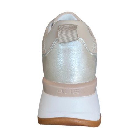 Paciotti 4US 4BV186 Sneakers Donna Platform Stringate  Lt.Gold