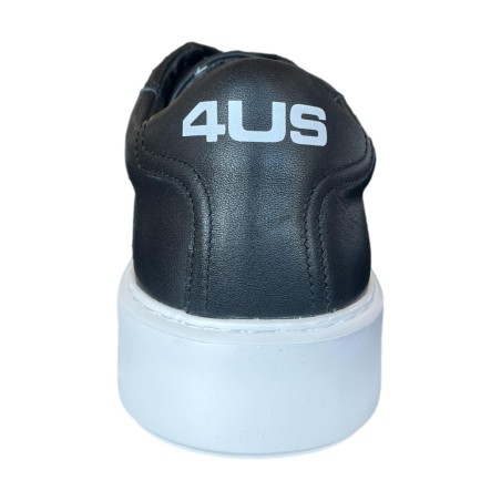 Paciotti 4US 1228-1 Sneakers Uomo Stringate Black