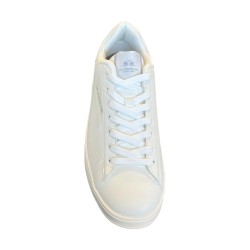 La Martina 001 A0 Sneakers Uomo Stringate Bianco 2