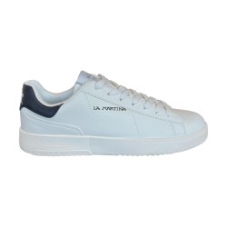 La Martina 001 A2 Sneakers Uomo Stringate Bianco-Blu