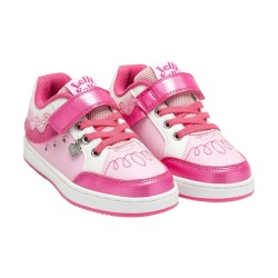 Lelli Kelly 8056 FRANGETTA MIX Scarpe Bambina Sneaker con Lacci Elastici Fuxia 2