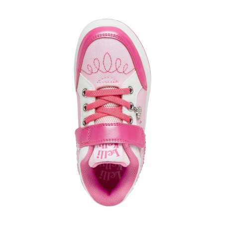 Lelli Kelly 8056 FRANGETTA MIX Scarpe Bambina Sneaker con Lacci Elastici Fuxia