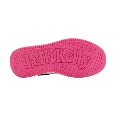 Lelli Kelly 8056 FRANGETTA MIX Scarpe Bambina Sneaker con Lacci Elastici Fuxia