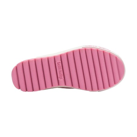 Lelli Kelly 4912 ELOISE Scarpe Bambina Sneaker con Velcro e Lacci Elastici Fantasia Bianco