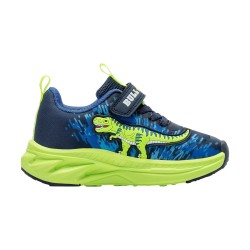 Bull Boys 5155 EXPLORATOR REX Scarpe Bambino Sneaker Lacci Elastici Con Strappo Blu