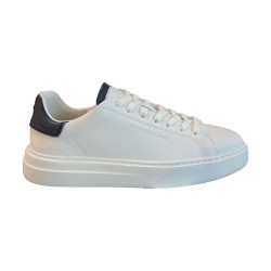 Harmont&Blain AA0.A2  Sneakers Uomo Stringate Bianco-Blu