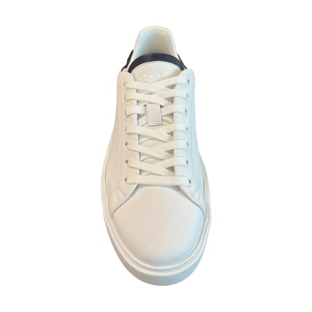 Harmont&Blain AA0.A2  Sneakers Uomo Stringate Bianco-Blu