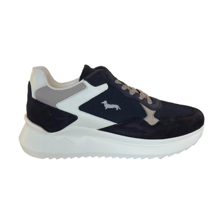 Harmont&Blain BM0.A6 Sneakers Uomo Stringate Blu