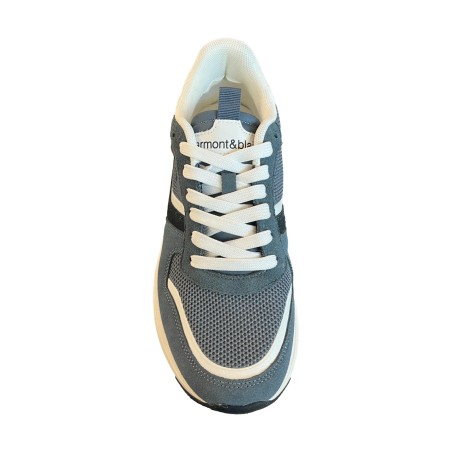 Harmont&Blain BM0.AZ Sneakers Uomo Stringate Avio