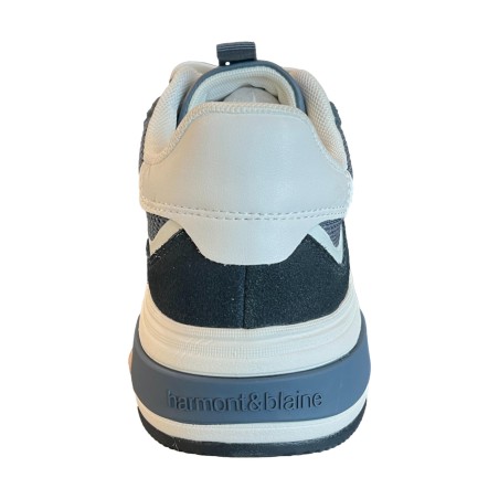 Harmont&Blain BM0.AZ Sneakers Uomo Stringate Avio