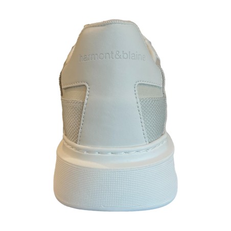 Harmont&Blain A40.CY Sneaker Uomo Stringate Bianco
