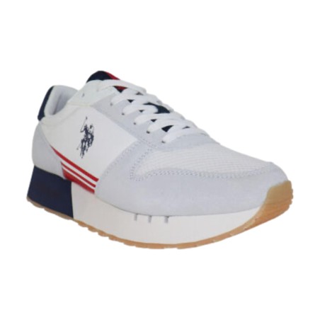 U.S. Polo Assn. DENIM001M Sneakers Donna Stringate White/D.Blu
