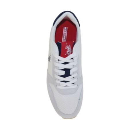 U.S. Polo Assn. DENIM001M Sneakers Donna Stringate White/D.Blu