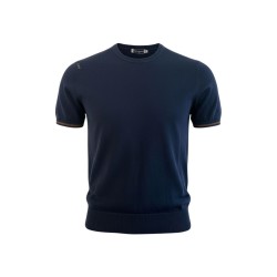 Urban Ring  UR1100023 Maglia Uomo Girocollo in Lino/Cotone Blu