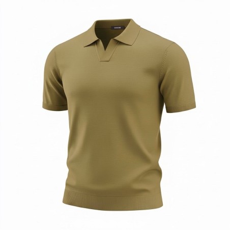 Urban Ring  UR1100026 T-Shirt Uomo Polo Derby in Lino/Cotone Corda