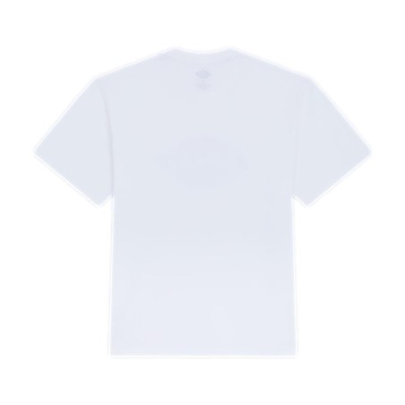 Dickies DK0A88FG0WH1 ICON SS TEE T-Shirt Uomo con Logo Frontale Bianco