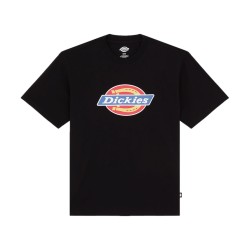 Dickies DK0A88FGBLK1 ICON SS TEE T-Shirt Uomo con Logo Frontale Nero