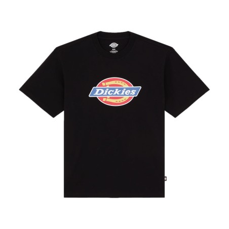 Dickies DK0A88FGBLK1 ICON SS TEE T-Shirt Uomo con Logo Frontale Nero