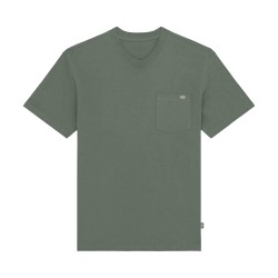 Dickies DK0A4YFCL371 LURAY POCKET TEE SS T-Shirt Uomo con Taschino Laterale Verde