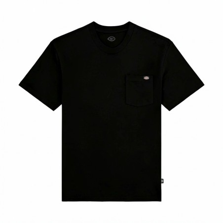 Dickies DK0A4YFCBLK1 LURAY POCKET TEE SS T-Shirt Uomo con Taschino Laterale Nero   
