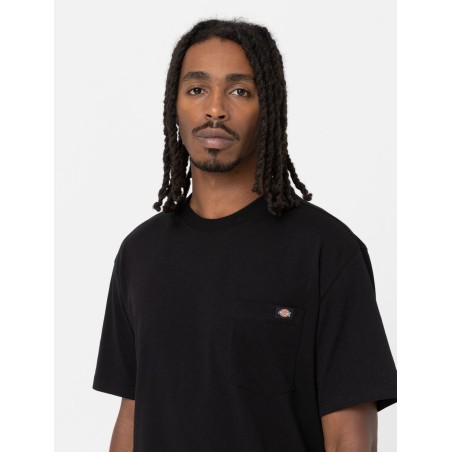 Dickies DK0A4YFCBLK1 LURAY POCKET TEE SS T-Shirt Uomo con Taschino Laterale Nero   