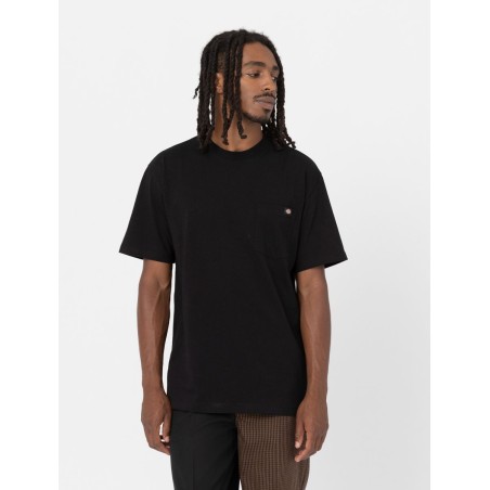 Dickies DK0A4YFCBLK1 LURAY POCKET TEE SS T-Shirt Uomo con Taschino Laterale Nero   
