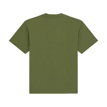 Dickies DK0A89ENK721 LORETTO SS TEE T-Shirt Uomo con Logo Laterale Ricamato Verde
