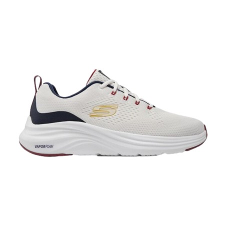 SKECHERS 232625 VAPOR FOAM Sneakers Uomo Stringate White Navy Red