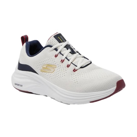 SKECHERS 232625 VAPOR FOAM Sneakers Uomo Stringate White Navy Red