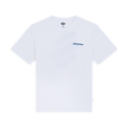 Dickies DK0A88540WH1 THORNVILLE SS TEE T-Shirt Uomo con Logo Su Retro Stampato Bianco