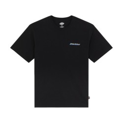 Dickies DK0A8854BLK1 THORNVILLE SS TEE T-Shirt Uomo con Logo Su Retro Stampato Nero