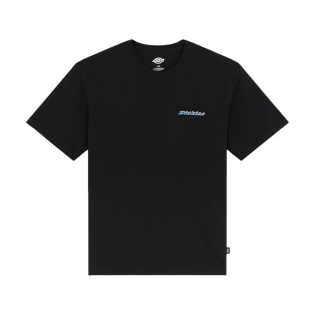 Dickies DK0A8854BLK1 THORNVILLE SS TEE T-Shirt Uomo con Logo Su Retro Stampato Nero