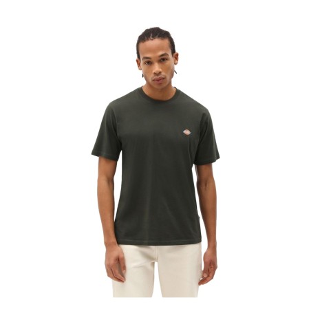 Dickies DK0A4XDBOGX1 MAPLETON SS TEE T-Shirt Uomo con Logo Laterale Stampato Verde