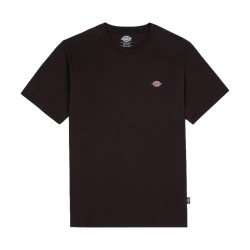 Dickies DK0A4XDBBLK1 MAPLETON SS TEE T-Shirt Uomo con Logo Laterale Stampato Nero