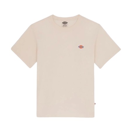 Dickies DK0A4XDBF901 MAPLETON SS TEE T-Shirt Uomo con Logo Laterale Stampato Beige