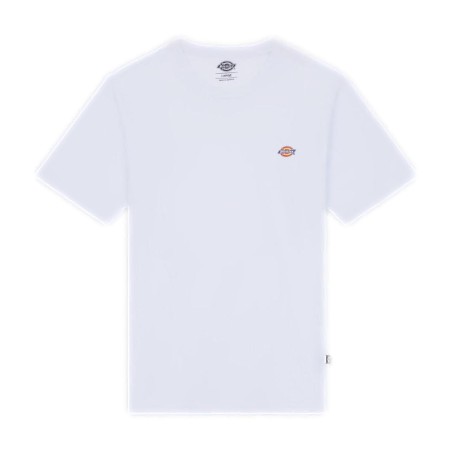 Dickies DK0A4XDBWHX1 MAPLETON SS TEE T-Shirt Uomo con Logo Laterale Stampato Bianco 