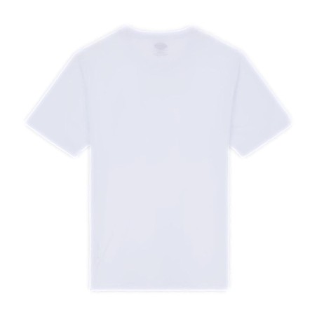 Dickies DK0A4XDBWHX1 MAPLETON SS TEE T-Shirt Uomo con Logo Laterale Stampato Bianco 