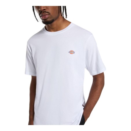 Dickies DK0A4XDBWHX1 MAPLETON SS TEE T-Shirt Uomo con Logo Laterale Stampato Bianco 