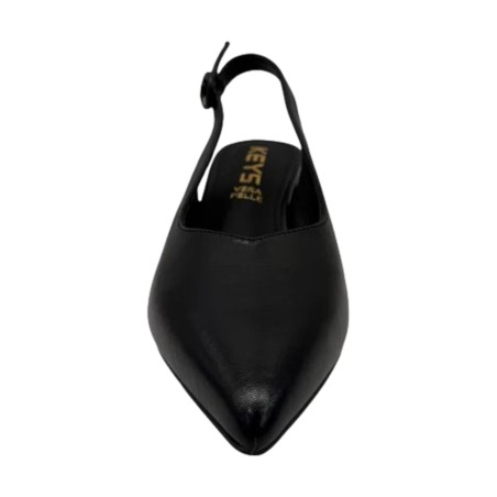 KEYS K-12230 Scarpe Donna Decollete Slig Back con Cinturino Nero