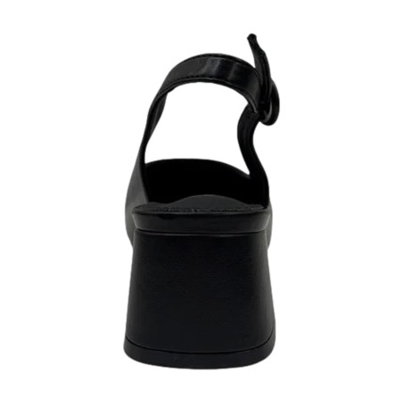 KEYS K-12230 Scarpe Donna Decollete Slig Back con Cinturino Nero