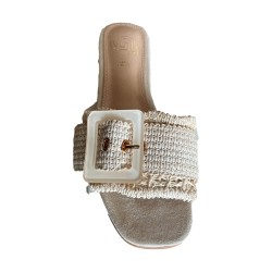 Gold & Gold GK223 Ciabatta Donna Con Accessorio Beige 2